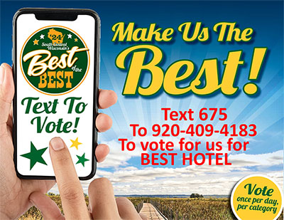2024 Best of the Best contest for the Lodge at mauston Hotel and the Lodge at Mauston Two Elk Event Center, mauston WI